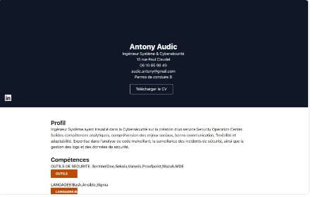 Portfolio Antony Audic
